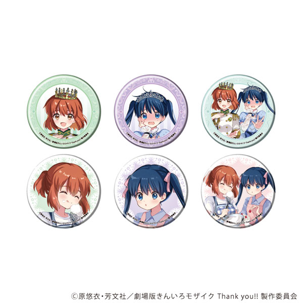 きんいろモザイク 缶バッチ 缶バッジ「きんいろモザイク Thank you！！」01/15周年＆綾