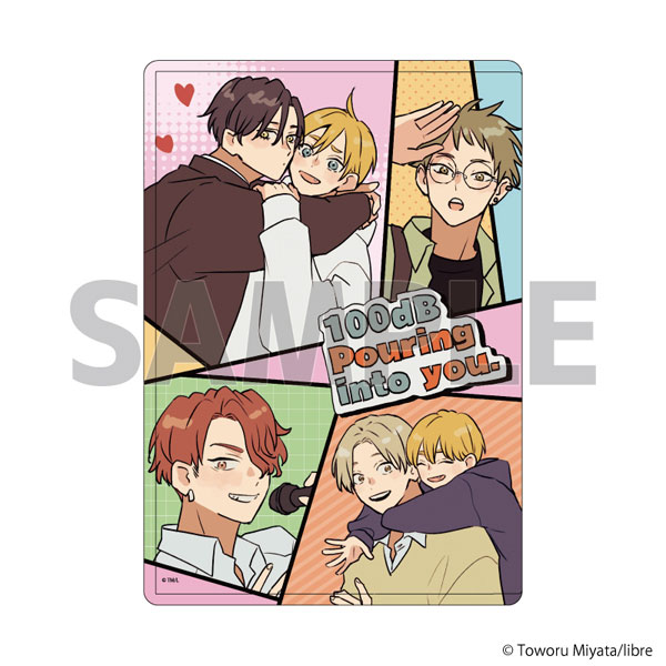 キャラクリアケース「君に注ぐ100dB」01/コマ割りデザイン(公式イラスト)[A3]《１２月予約》