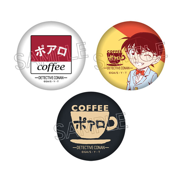 名探偵コナン 喫茶ポアロシリーズ ミニ缶バッジセット 江戸川コナン[ツインクル]《１１月予約》