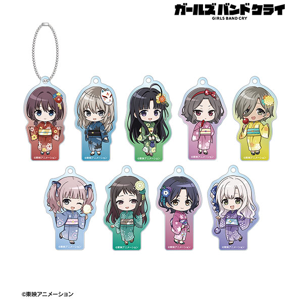 ガールズバンドクライ トレーディング ちびキャラ 浴衣ver. アクリルキーホルダー 9個入りBOX[アルマビアンカ]《１２月予約》