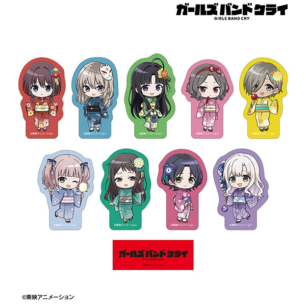 ガールズバンドクライ ちびキャラ 浴衣ver. フレークシール[アルマビアンカ]《１２月予約》