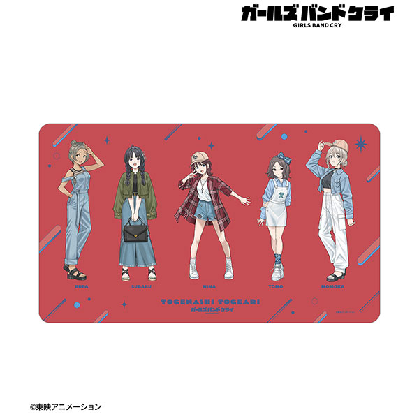 ガールズバンドクライ 描き下ろし トゲナシトゲアリ 集合 私服ver. マルチデスクマット[アルマビアンカ]《１２月予約》