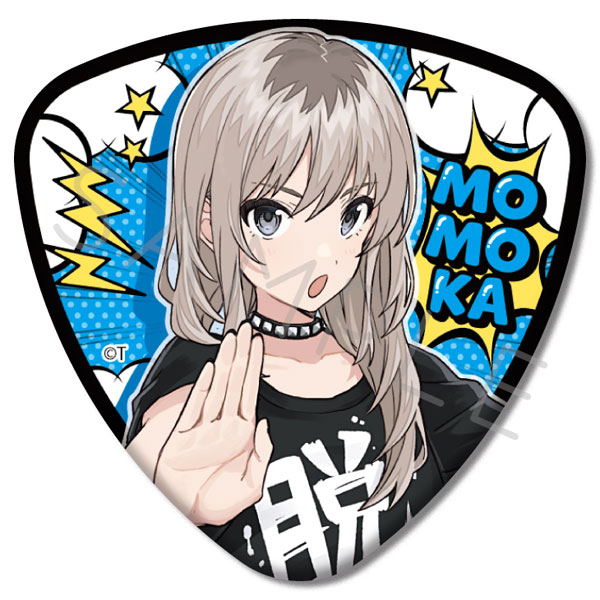 アニメ『ガールズバンドクライ』第5弾 ピック型缶バッジ ZC (河原木桃香)[シンクイノベーション]《在庫切れ》