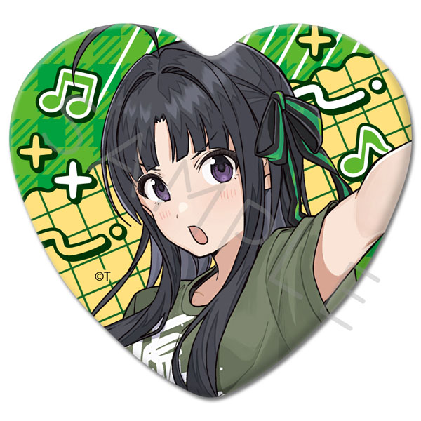 安和すばる　缶バッジ　5個 アニメ『ガールズバンドクライ』第5弾 ハート型缶バッジ ZE (安和