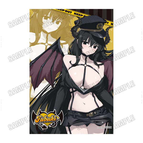 閃乱カグラ 描き下ろし等身大タペストリー デビルポリス 麗王 グッズ-タペストリー】閃乱カグラ 描き下ろし等身大タペストリー