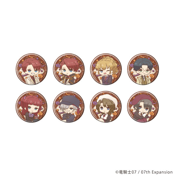 缶バッジ「うみねこのなく頃に」60/ハロウィンver. レトロアートイラスト 8個入りBOX[A3]《発売済・在庫品》