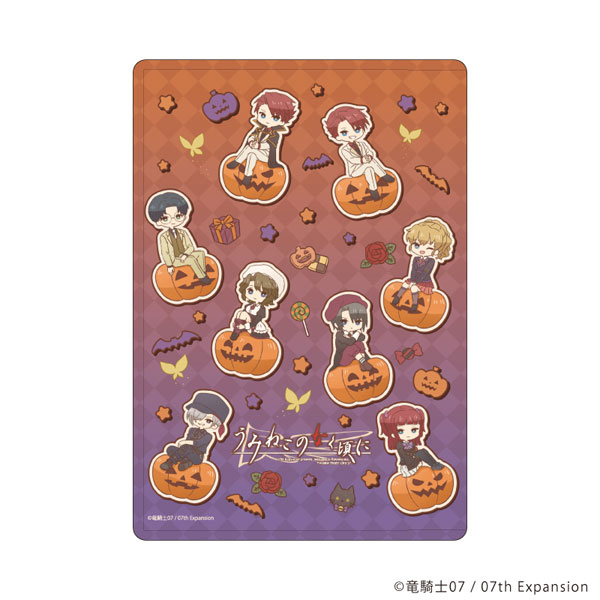 キャラクリアケース「うみねこのなく頃に」08/集合デザインA ハロウィンver.(レトロアートイラスト)[A3]《発売済・在庫品》