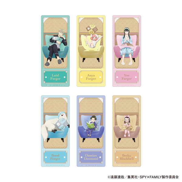SPY×FAMILY クリアしおりコレクション 6個入りBOX[ムービック]《発売済・在庫品》