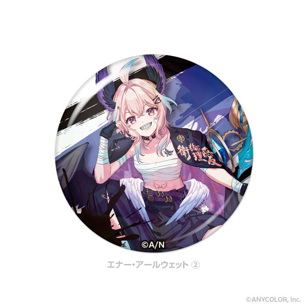 NIJISANJI EN Ethyria ホログラム缶バッジ エナー・アールウェット(2