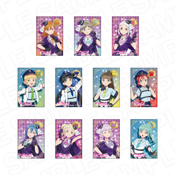 ラブライブ！スーパースター！！ スクエアカンバッジ シーフ＆ポリス ver. 11個入りセット