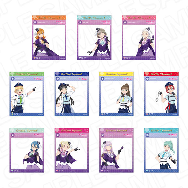 ラブライブ！スーパースター！！ SNS風クリアスナップ シーフ＆ポリス ver. 11個入りセット
