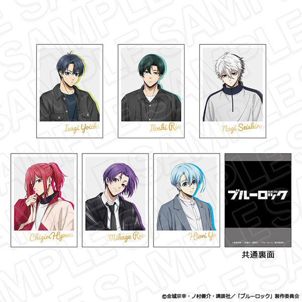 TVアニメ『ブルーロック』 インスタントフォト風ブロマイド(ブラインド) casual ver. 6個入りセット