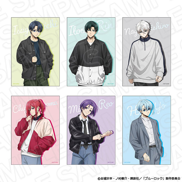 TVアニメ『ブルーロック』 クリアブロマイド(ブラインド) casual ver. 6個入りセット