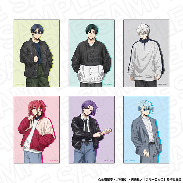 TVアニメ『ブルーロック』 スクエアマグネット(ブラインド) casual ver. 6個入りセット