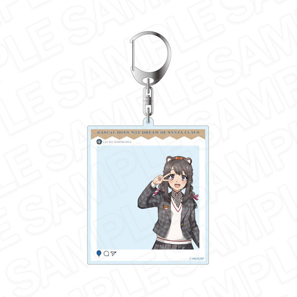 TVアニメ『青春ブタ野郎はサンタクロースの夢を見ない』 SNS風キーホルダー 広川卯月 遊園地 ver.[コンテンツシード]《在庫切れ》