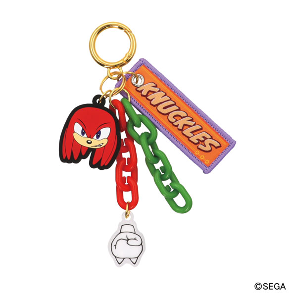 ソニック・ザ・ヘッジホッグ じゃらじゃらキーホルダー (3)KNUCKLES[エンスカイ]《１２月予約》