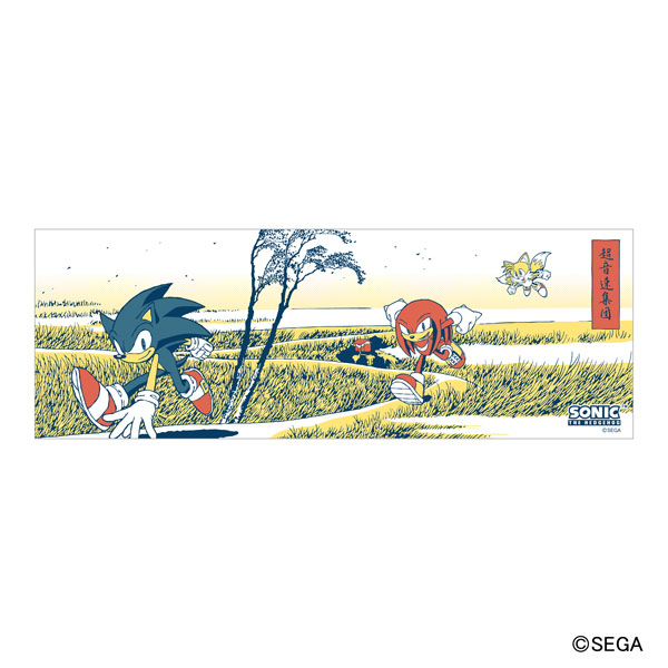 ソニック・ザ・ヘッジホッグ 手ぬぐい (4)TEAM SONIC[エンスカイ]《１２月予約》