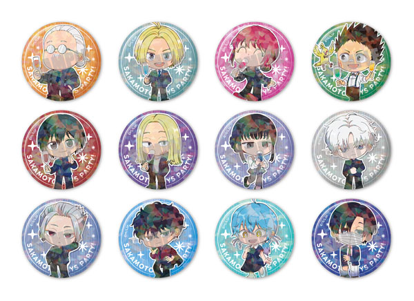 SAKAMOTO DAYS トレーディングホログラム缶バッジ PARTY ver. 12個入りBOX[キャビネット]《１２月予約》