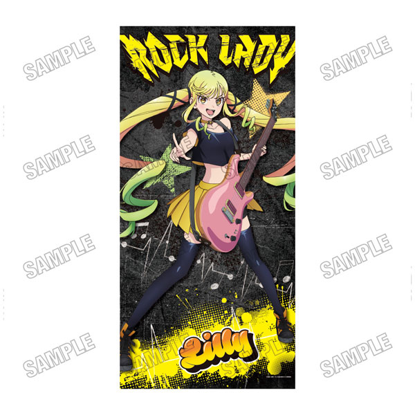 アニメ「ロックは淑女の嗜みでして」 描き下ろし等身大タペストリー(1