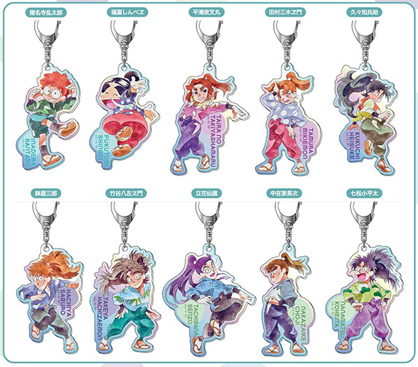 オーロラアクリルキーホルダー 忍たま乱太郎 レタコレ Vol.3 10個入り