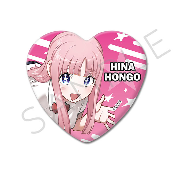 『一勝千金』ハート型缶バッジ D(本郷姫奈)[シンクイノベーション]《１２月予約》