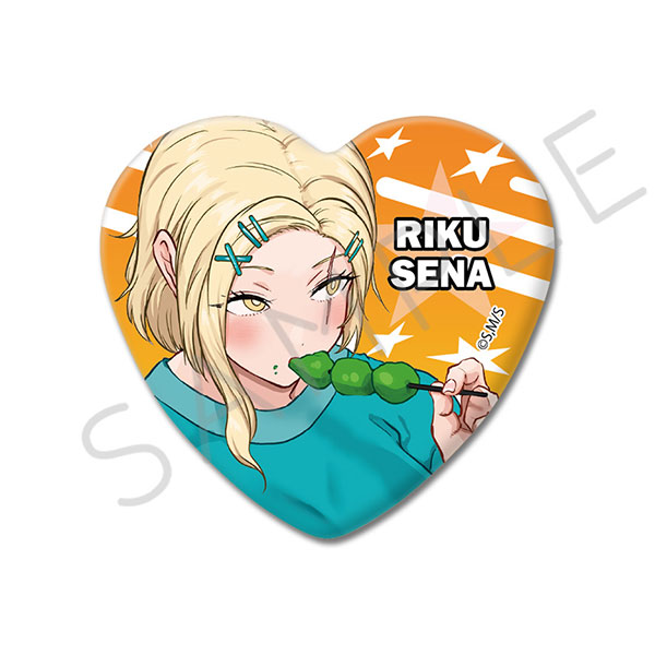 『一勝千金』ハート型缶バッジ G(瀬名りく)[シンクイノベーション]《１２月予約》