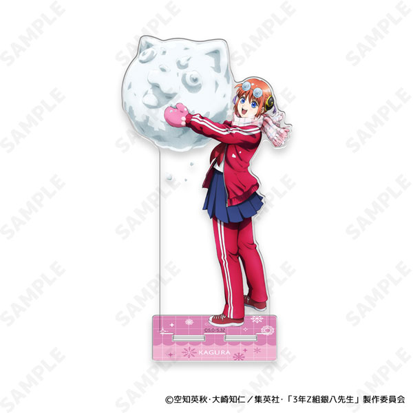 ゆきがっせん 缶バッジ 銀魂 神楽 ミニキャラ雪合戦 トレーディング缶
