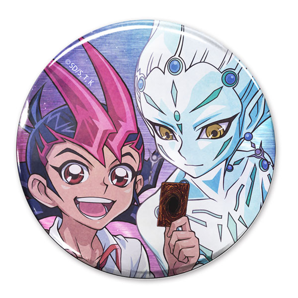 遊☆戯☆王ZEXAL 描き下ろし 九十九遊馬＆アストラル 65mm缶