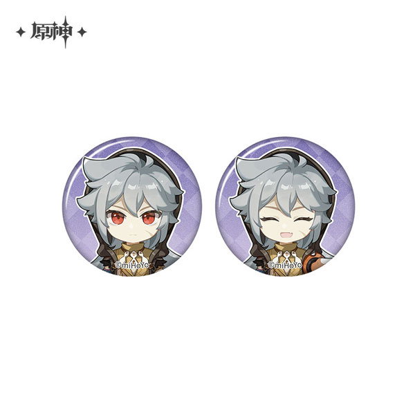 原神 留影叙佳期シリーズ ミニ缶バッジセット レザー[miHoYo