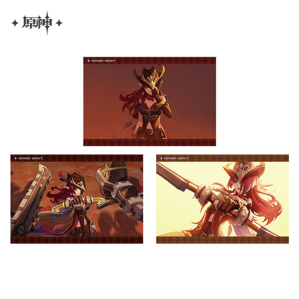 原神 キャラPVシリーズ フォトカードセット チャスカ 愛と平和[miHoYo]《発売済・在庫品》