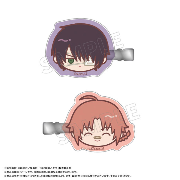 TVアニメ「3年Z組銀八先生」 ゆるころフェイス ヘアクリップセット C 高杉晋助＆神威[ANICRAFT]《１１月予約》