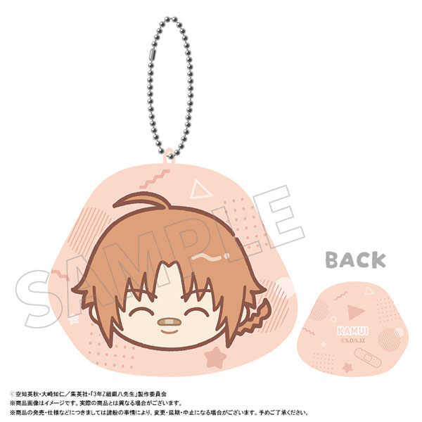 TVアニメ「3年Z組銀八先生」 ゆるころフェイス ミニクッションキーホルダー F 神威[ANICRAFT]《０１月予約》