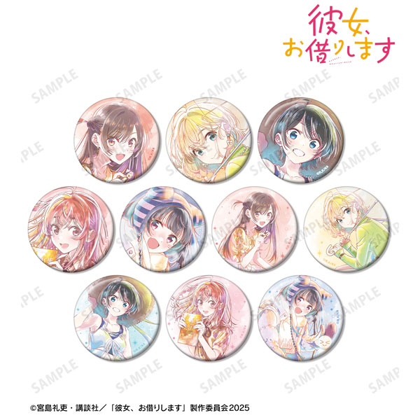TVアニメ『彼女、お借りします』 トレーディング Ani-Art aqua label 第2弾 缶バッジ 10個入りBOX[アルマビアンカ]《在庫切れ》