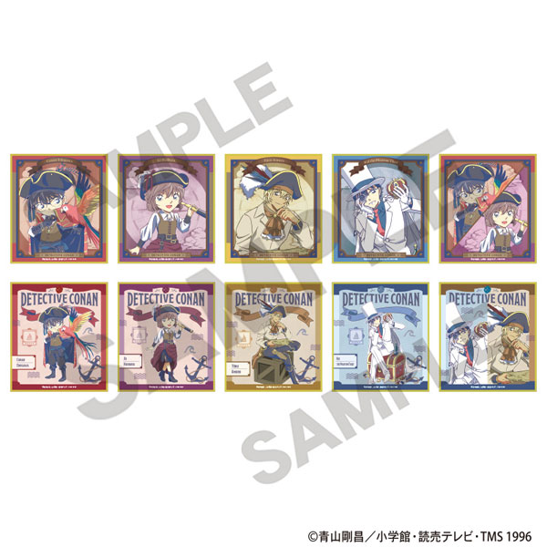 名探偵コナン トレーディングミニ色紙 船乗り クラパレット 10個入りBOX[クラックス]《１２月予約》