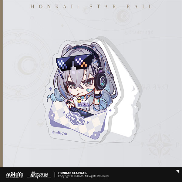崩壊：スターレイル ナナシビトの勲章シリーズ アクリルクリップ 銀狼