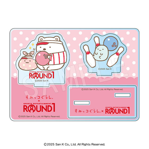 すみっコぐらし ミニアクリルジオラマスタンド ROUND1ver. しろくま[中外鉱業]《１２月予約》
