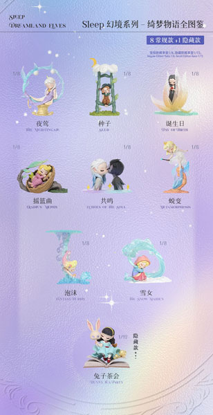 Sleep幻境シリーズ - 綺幻の物語 8個入りBOX[52TOYS]《発売済・在庫品》