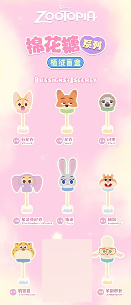 ズートピア マシュマロシリーズ 8個入りBOX