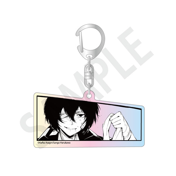 『文豪ストレイドッグス 太宰、中也、十五歳』オーロラアクリルキーホルダー 太宰治[KADOKAWA]《０２月予約》