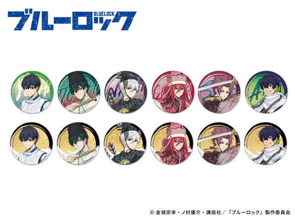 AFORCE×DRAGON HORSE ブルーロック (平安時代Ver.) トレーディングホロ缶バッジ 12個入りBOX[ドラゴンホース]《１１月予約》