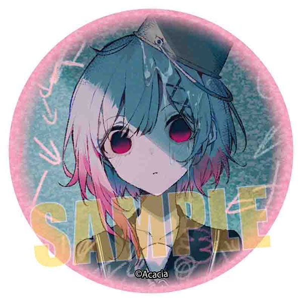 魔法少女ノ魔女裁判 グリッター缶バッジ 桜羽エマB[ベルハウス]《在庫