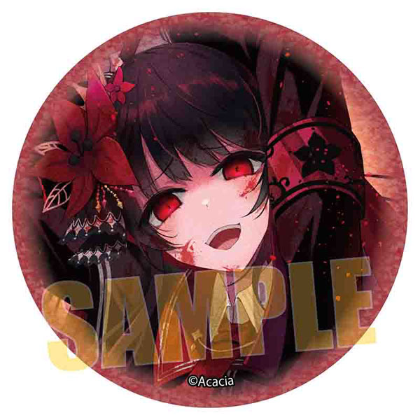 魔法少女ノ魔女裁判　GRA マルイ グリッター缶バッジ　二階堂ヒロ　10個 魔法少女ノ魔女裁判 グリッター缶バッジ 二階堂ヒロA[ベルハウス