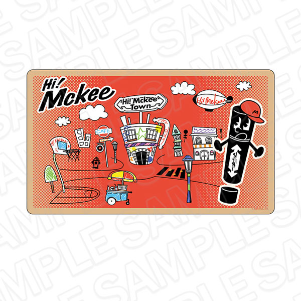 Hi！ Mckee ラバーデスクマット[コンテンツシード]《12月予約》