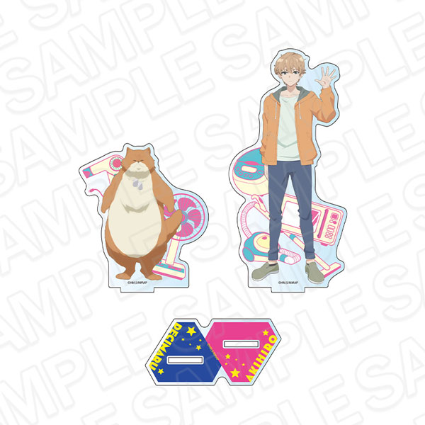 TVアニメ「宇宙人ムームー」 アクリルフィギュア デシマル＆鶴見アキヒロ[コンテンツシード]《１２月予約》