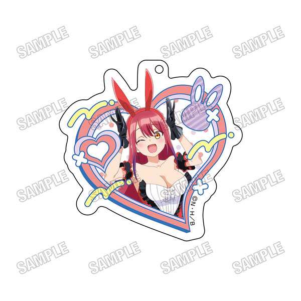 TVアニメ『ばっどがーる』 描き下ろしアクリルキーホルダー[バニーver.](2)水鳥亜鳥[メディコス・エンタテインメント]《発売済・在庫品》