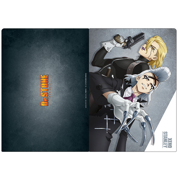 Dr.STONE クリアファイル ゼノ＆スタンリー[アズメーカー]《発売済・在庫品》