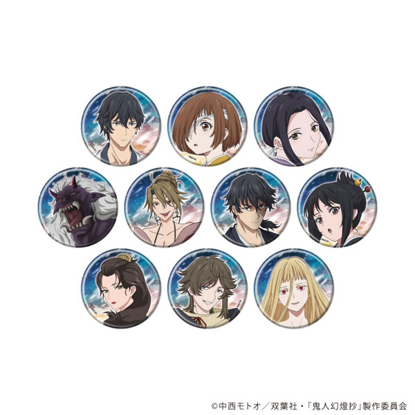 缶バッジ「TVアニメ『鬼人幻燈抄』」01/公式イラスト 10個入りBOX[A3]《０１月予約》