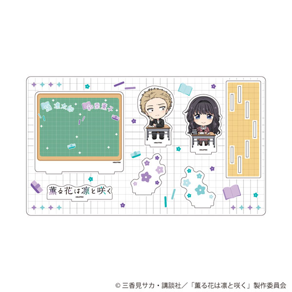 アクリルジオラマ「TVアニメ『薫る花は凛と咲く』」02/紬凛太郎＆和栗薫子(ミニキャライラスト)[A3]《０１月予約》