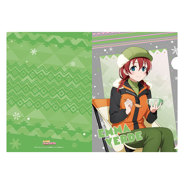 ラブライブ！虹ヶ咲学園スクールアイドル同好会 A4クリアファイル〈ニジガク雪遊び〉 9.エマ・ヴェルデ[エンスカイ]《発売済・在庫品》