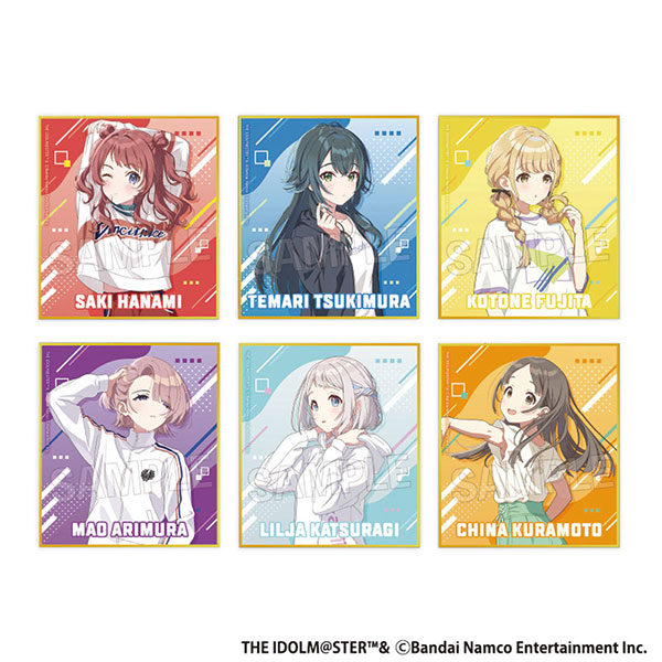 『学園アイドルマスター』トレーディングミニ色紙Vol.1　6個入りBOX